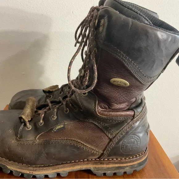 Red Wing Irish Setter 200g Elk Tracker Outdoor GoreTex Boots Mens Size 12
